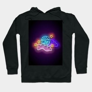 Neon Halloween design Hoodie